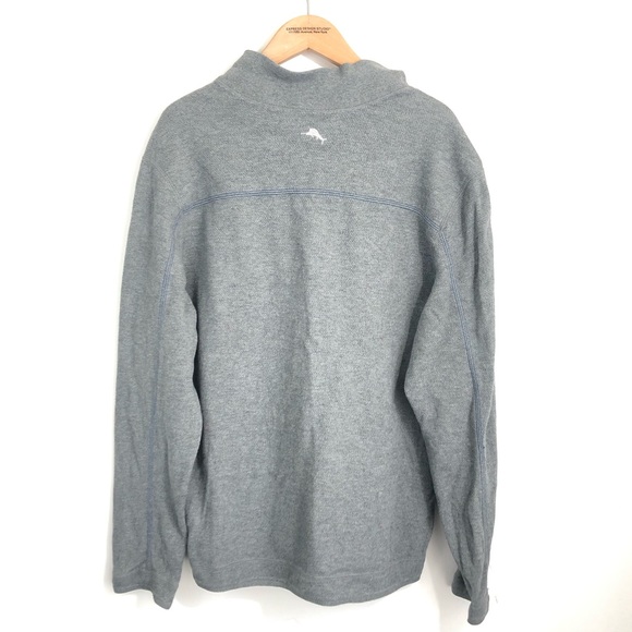 Tommy Bahama Quarter Zip Pullover Hoodie - Picture 2 of 5